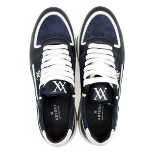 Artioli Johan Men's Shoes Suede / Calf-Skin Leather Casual Sneaker (ART1117)-AmbrogioShoes