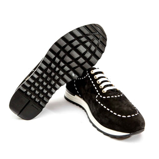 Artioli Jolla Men's Shoes Suede / Calf-Skin Leather Casual Sneaker (ART1149)-AmbrogioShoes