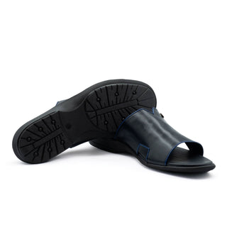 Artioli Lido Calf-Skin Leather Slip-On Sandal (ART1174)-AmbrogioShoes