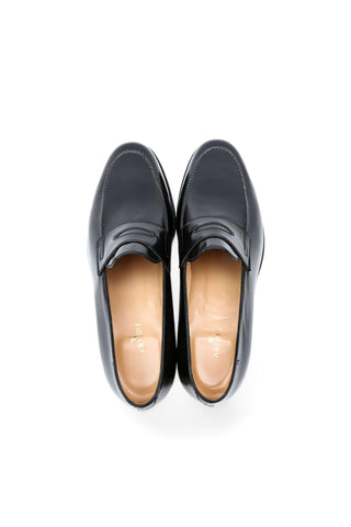 Artioli Lino Calf-Skin Leather Classic Penny Loafer (ART1103)-AmbrogioShoes