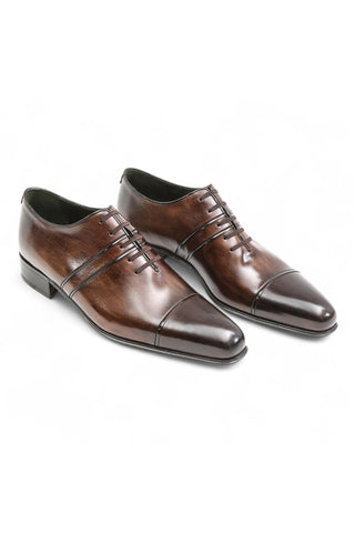 Artioli Luigi Leather Cap-Toe Formal Oxfords (ART1019)