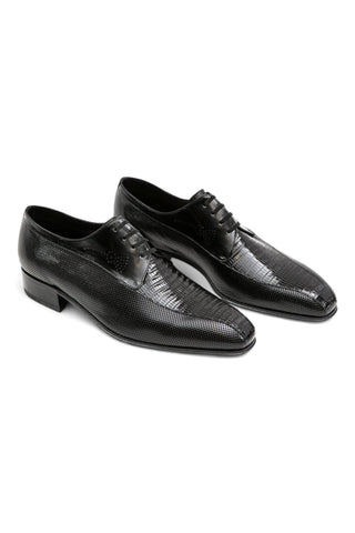 Artioli Manuele Perforated Kangaroo Leather / Lizard Derby (ART1020)-AmbrogioShoes