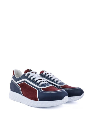 Artioli Marcell Calf-Skin Leather & Deer-Skin Sneaker (ART1198)-AmbrogioShoes