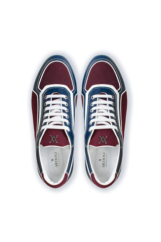 Artioli Marcell Leather & Deer-Skin Sneaker (ART1198)-AmbrogioShoes