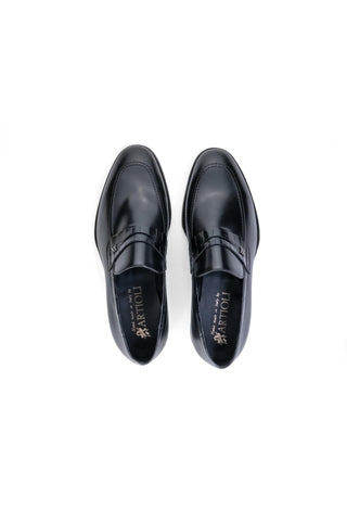 Artioli Narciso Crocodile & Leather Penny Loafer (ART1184)-AmbrogioShoes