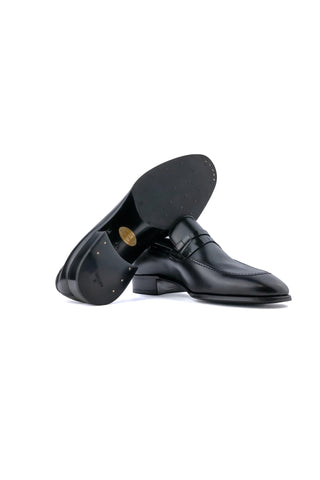 Artioli Narciso Crocodile Skin & Leather Penny Loafer (ART1184)-AmbrogioShoes