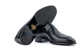 Artioli Narciso Men's Shoes Exotic Crocodile Skin & Calf-Skin Leather Penny Loafer (ART1184)-AmbrogioShoes