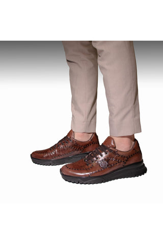 Artioli Nelson Lamb-Skin Sneaker (ART1197)-AmbrogioShoes