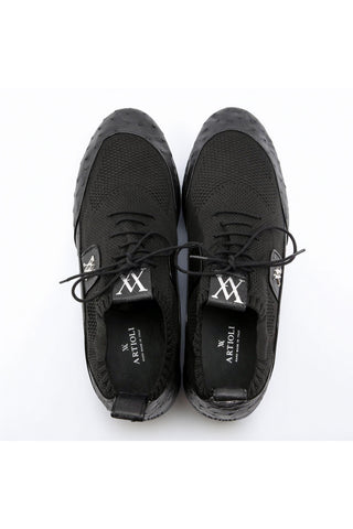 Artioli Olivier Fabric / Ostrich Casual Sneaker (ART1154)-AmbrogioShoes