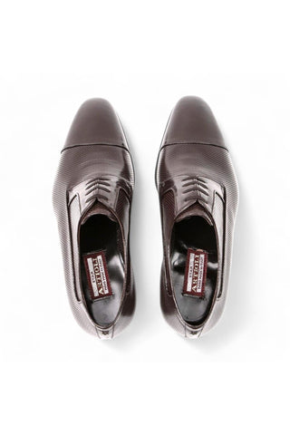 Artioli Orlando Perforated Kangaroo Derby-AmbrogioShoes
