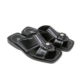 Artioli Panarea Calf-Skin Leather Slip-On Sandal (ART1142)-AmbrogioShoes