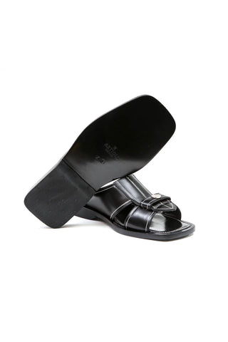 Artioli Panarea Calf-Skin Leather Slip-On Sandal (ART1142)-AmbrogioShoes