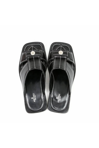 Artioli Panarea Calf-Skin Leather Slip-On Sandal (ART1142)-AmbrogioShoes