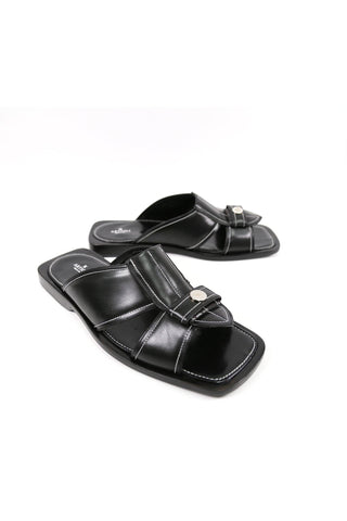 Artioli Panarea Calf-Skin Leather Slip-On Sandal (ART1142)-AmbrogioShoes