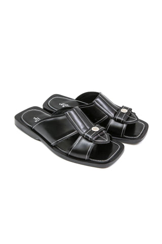 Artioli Panarea Calf-Skin Leather Slip-On Sandal (ART1142)-AmbrogioShoes