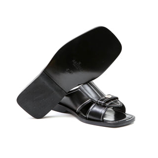 Artioli Panarea Men's Shoes Calf-Skin Leather Slip-On Sandal (ART1142)-AmbrogioShoes