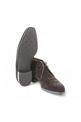 Artioli Paride Men's Luxury Italian Handmade Italian Shoes Suede Chukka Boot (ART1093)-AmbrogioShoes