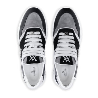 Artioli Paul Men's Shoes Suede & Deer-Skin Sneaker (ART1196)-AmbrogioShoes