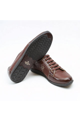 Artioli Pavel Kangaroo / Deer Skin Sneaker (ART1159)-AmbrogioShoes