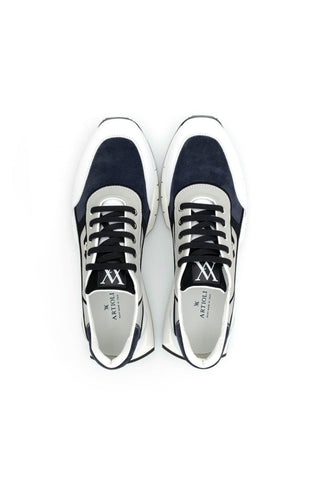 Artioli Pierre Suede / Calf-Skin Leather Sneaker (ART1125)-AmbrogioShoes