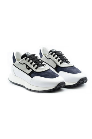 Artioli Pierre Suede / Calf-Skin Leather Sneaker (ART1125)-AmbrogioShoes
