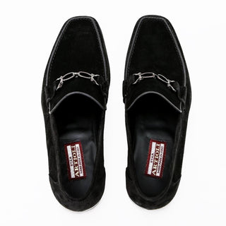 Artioli Ponza Men's Shoes Suede Leather Horsebit Loafer (ART1171)-AmbrogioShoes