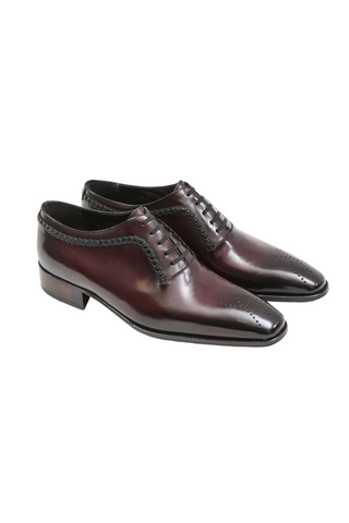 Artioli Raimondo Buffered Leather Whole Cut Oxfords (ART1067)