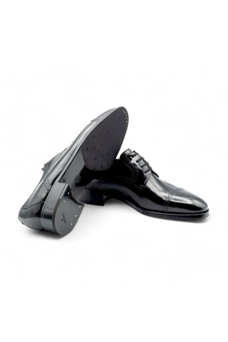 Artioli Riccardo Buffalo Leather Cap-Toe Derby (ART1053)-AmbrogioShoes