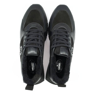 Artioli Ruud Men's Shoes Deer / Suede Leather Casual Sneaker (ART1115)-AmbrogioShoes