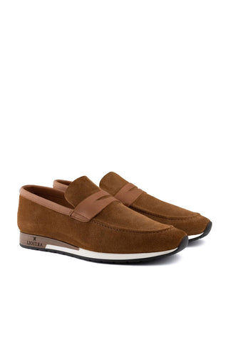 Artioli Salina Suede & Leather Penny Loafer (ART1191)-AmbrogioShoes