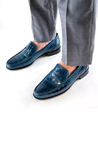 Artioli Scilla Crocodile Loafer-AmbrogioShoes