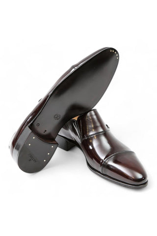 Artioli Sisto Leather Slip-on Cap-Toe loafers (ART1031)