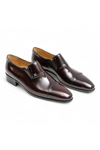Artioli Sisto Leather Slip-on Cap-Toe loafers (ART1031)
