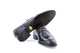 Artioli Ulisse Men's Shoes Exotic Crocodile Skin & Calf-Skin Leather Penny Loafer (ART1183)-AmbrogioShoes