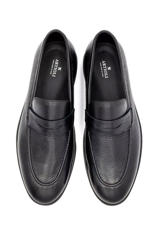 Artioli Viareggio Deer Penny Loafers-AmbrogioShoes