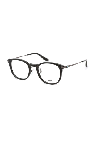 BMW BW5021 Eyeglasses Shiny Black / Clear Lens-AmbrogioShoes