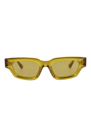 Bottega Veneta  Transparent Mustard Sunglasses