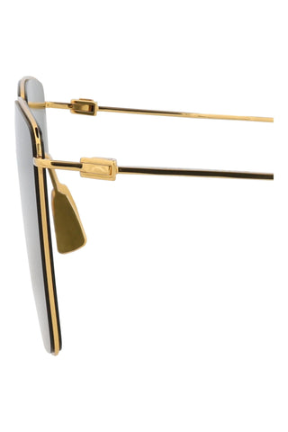 Bottega Veneta  Gold Sunglasses