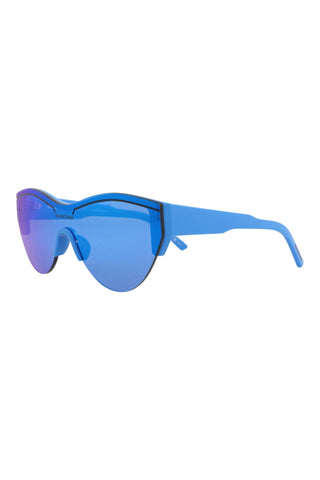 Balenciaga BB0004S Light Blue Sunglasses-AmbrogioShoes