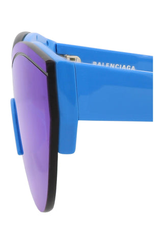 Balenciaga BB0004S Light Blue Sunglasses-AmbrogioShoes