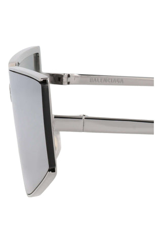 Balenciaga BB0192S Light Ruthenium Sunglasses-AmbrogioShoes