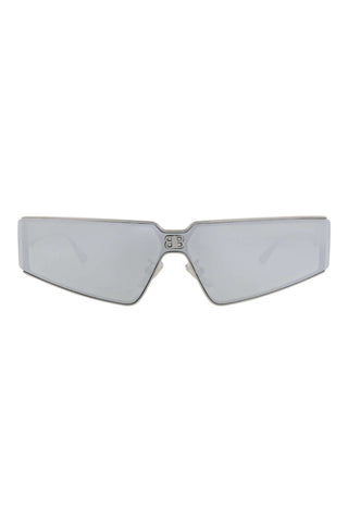 Balenciaga BB0192S Light Ruthenium Sunglasses-AmbrogioShoes
