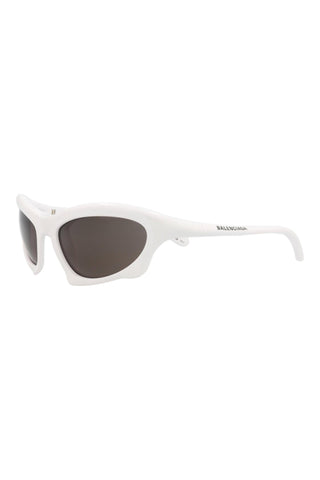 Balenciaga BB0229S White Sunglasses-AmbrogioShoes