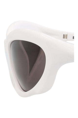 Balenciaga BB0229S White Sunglasses-AmbrogioShoes