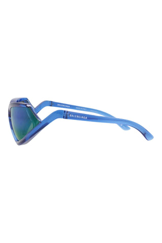 Balenciaga BB0289S Transparent Blue Sunglasses-AmbrogioShoes