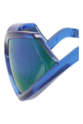 Balenciaga BB0289S Transparent Blue Sunglasses-AmbrogioShoes
