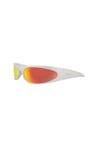 Balenciaga BB0290S Satin Anodized Silver Aluminum Sunglasses-AmbrogioShoes