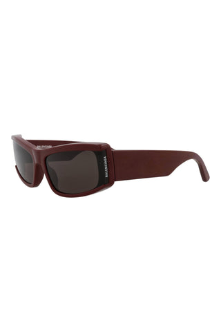 Balenciaga BB0301S Burgundy Sunglasses-AmbrogioShoes