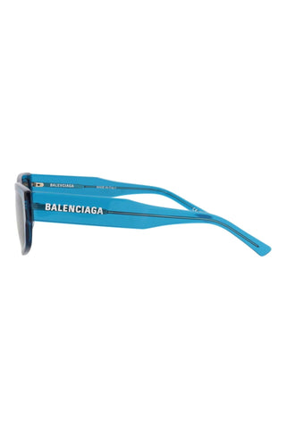 Balenciaga BB0305S Transparent Blue Sunglasses-AmbrogioShoes