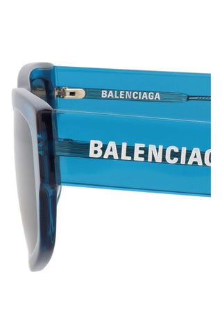 Balenciaga BB0305S Transparent Blue Sunglasses-AmbrogioShoes